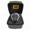 RELOJ CAT - BLACK DIAL / BLACK LEATHER STRAP