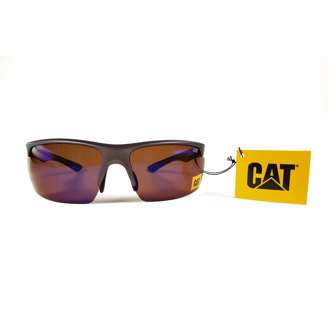 LENTES CAT METALLIC GUN GREY / SOLID BROWN