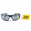 LENTES CAT MATTE NAVY / SOLID SMOKE - SILVER FLASH