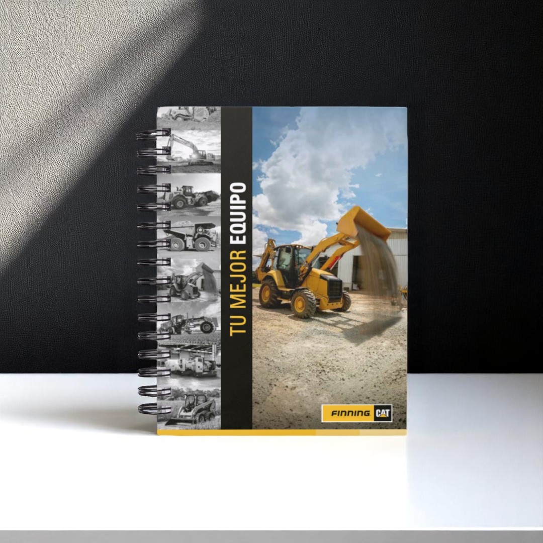 Libreta Caterpillar Retroexcavadora