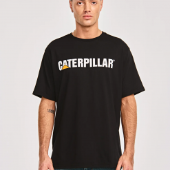 Polera de hombre negra Caterpillar