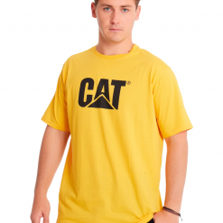 Polera de hombre amarilla Caterpillar