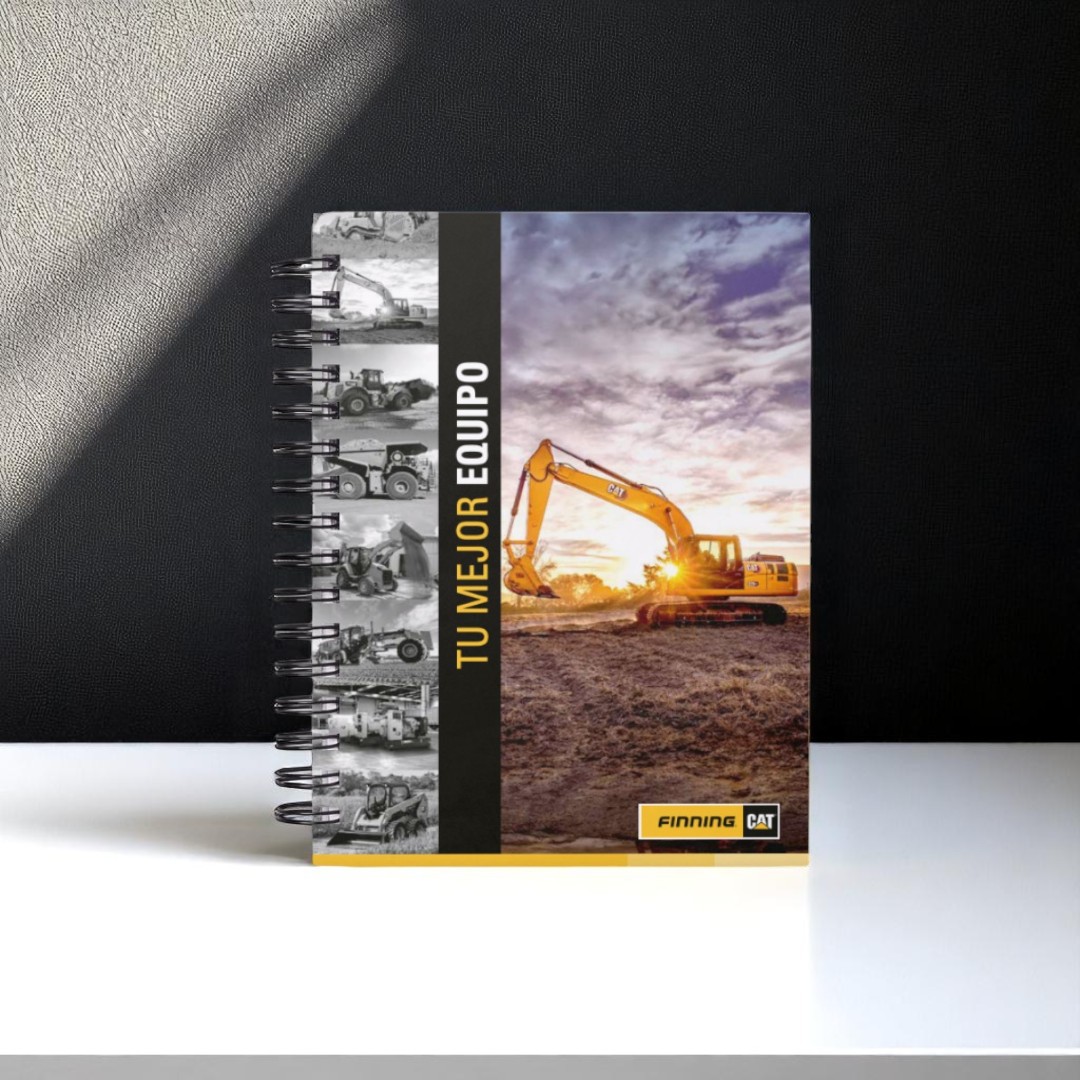 Libreta Caterpillar Excavadora