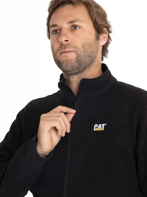 Polerón polar de hombre negro Caterpillar - Imagen 3