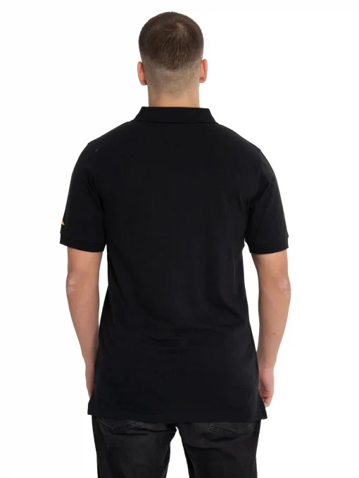Polera de hombre jersey polo negro Caterpillar - Imagen 2