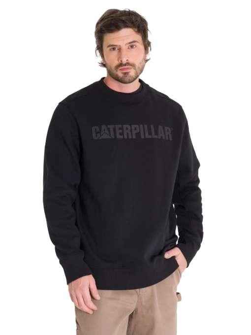 Polerón de hombre negro Caterpillar