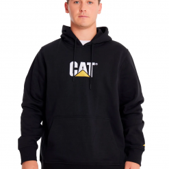 Polerón de hombre negro Caterpillar