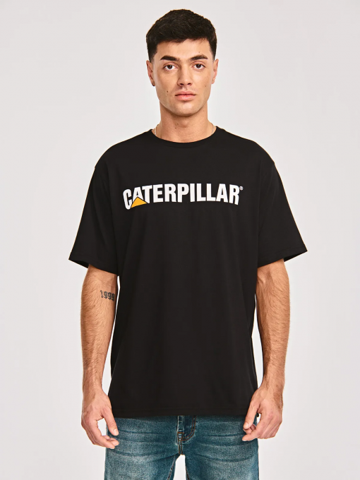 Polera de hombre negra Caterpillar