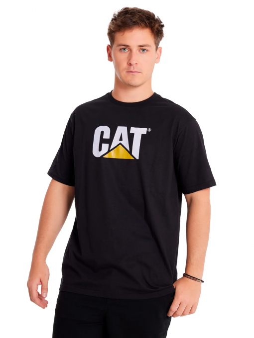 Polera de hombre negra Caterpillar